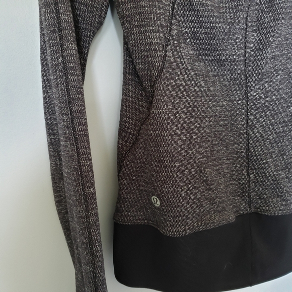 Lululemon Runderful 1/2 ZipPullover Black Sz small - Picture 3 of 6